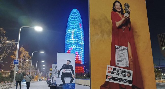 Foto: sección sindical del Audiovisual de la CNT de Barcelona