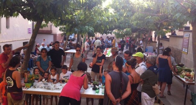Muestra de hortalizas del Somontano. Foto: Asociación El Licinar.