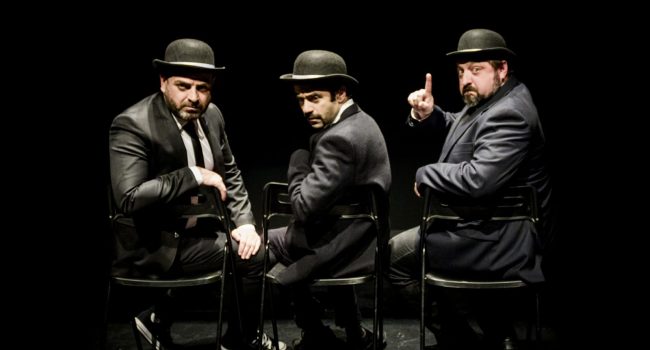 Jorge Bicho, Javier Ercilla y Marcos Calvo en su "Mundo Cretino".