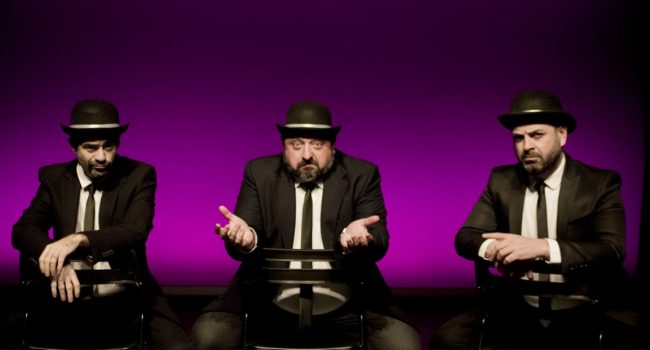 Jorge Bicho, Javier Ercilla y Marcos Calvo en su "Mundo Cretino".