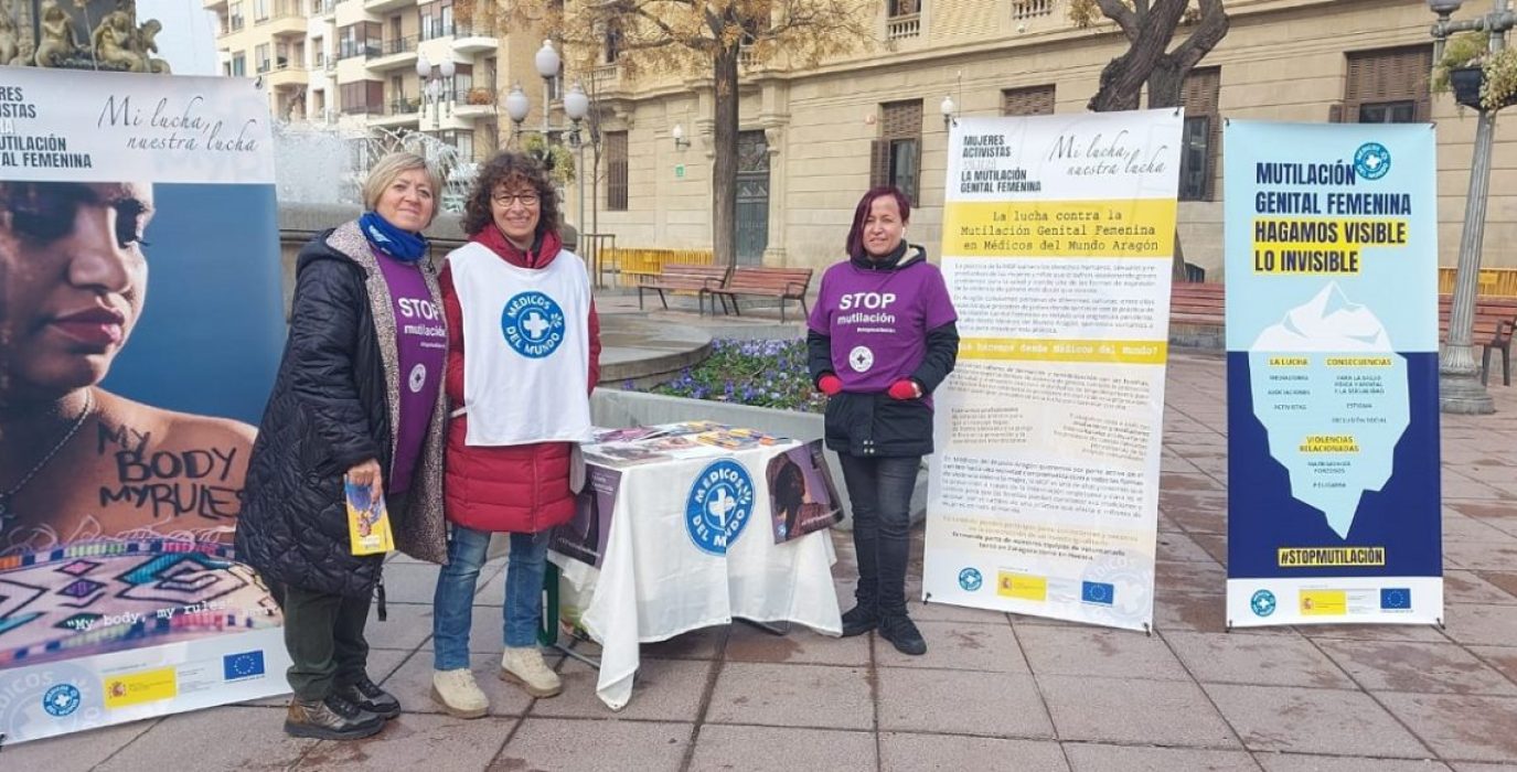 Médicos del Mundo Aragón apuesta “por hacer visible lo invisible para combatir la mutilación genital femenina”