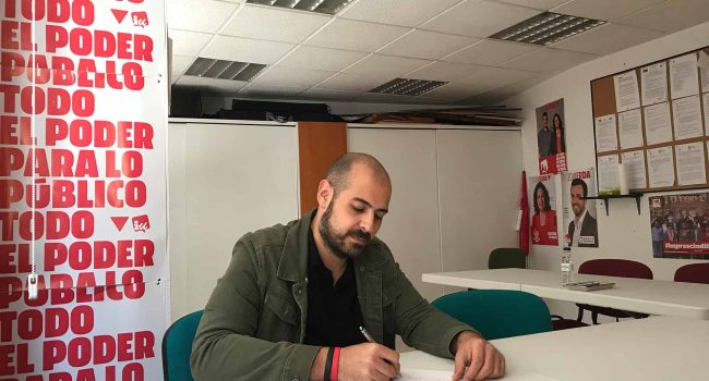 Nicolás López, portavoz de la formación.