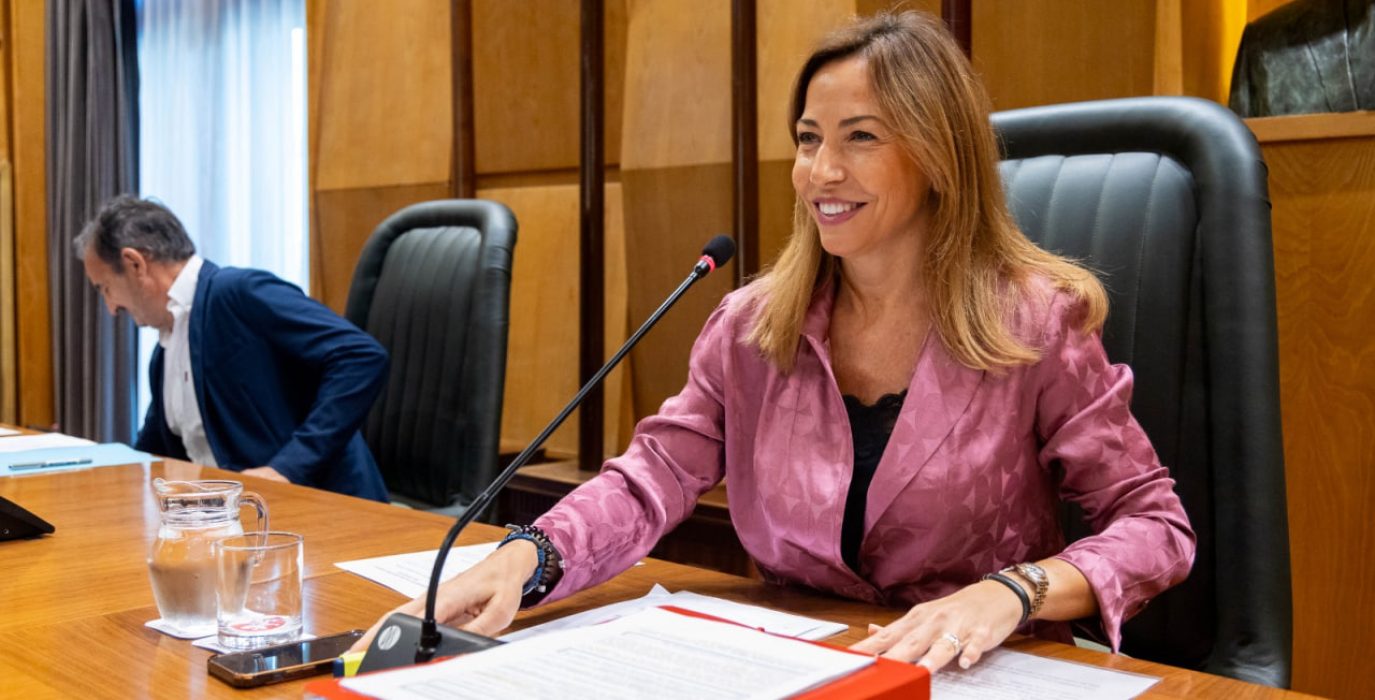 Natalia Chueca en un pleno municipal | Foto: Miguel G. García (AZ)