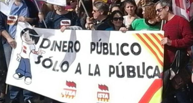 Imagen de archivo de una movilización de STEA-i.