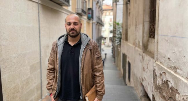 Nicolás López, portavoz del Grupo Municipal Ganar Teruel-IU.