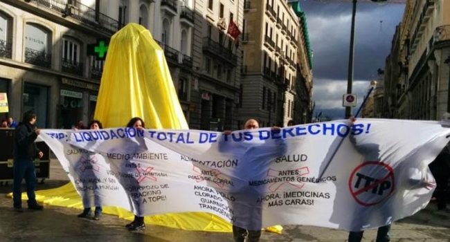 Imagen del acto en Madrid. Foto: Ecologistas en Acción [Galería]