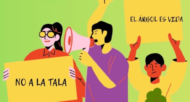 No a la tala de arboles Uesca Huesca Lorena Orduna PP Vox