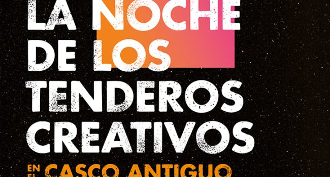 Cartel de la 4ª edición de la Noche de los Tenderos Creativos.