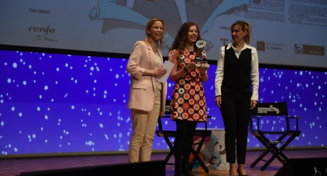 Mar Abad recoge el Premio Blasillo | Foto: @congresodigital