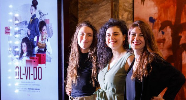 Alba, Carmen y Lorena son Biribú Teatro.