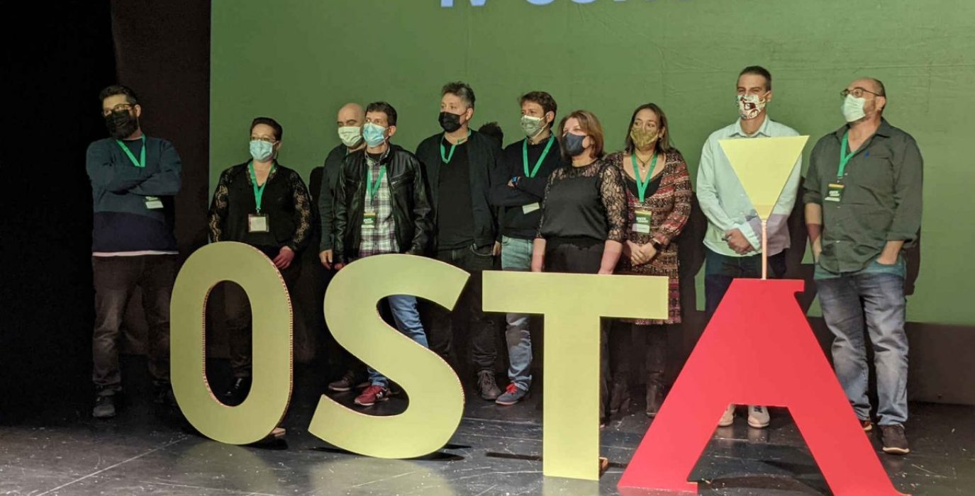 La nueva ejecutiva del sindicato OSTA. Foto: OSTA.