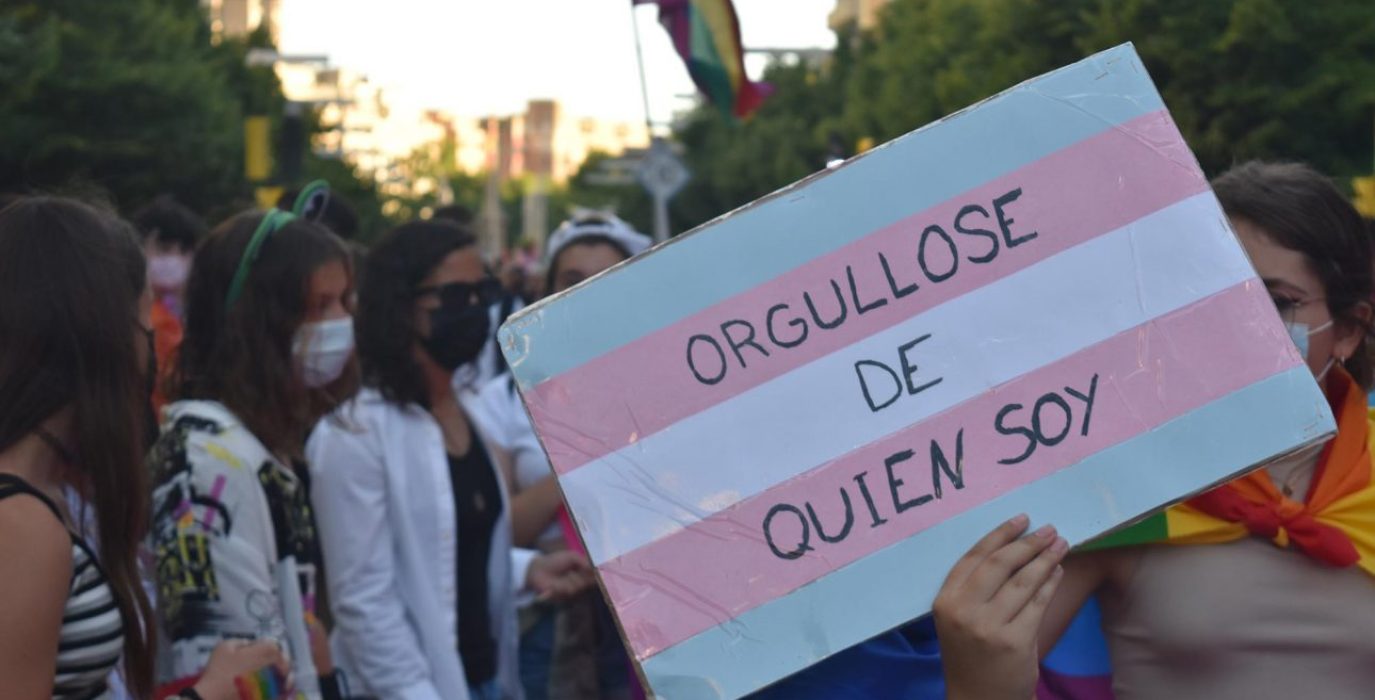 (Archivo) Manifestación del Orgullo LGTBQIA 2021 en Zaragoza. Foto: Berta Comas (AraInfo)
