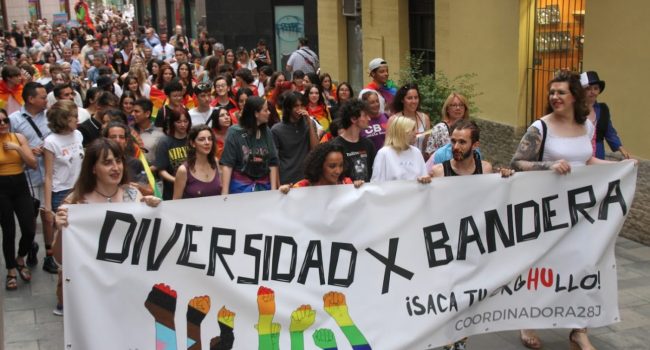 Manifestación del Orgullo 2022 en Uesca | Foto: Coordinadora 28J Uesca