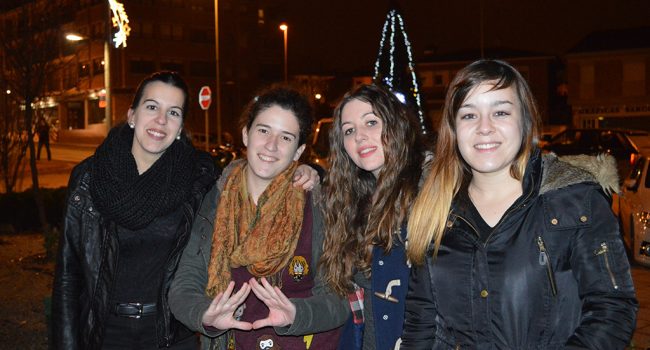 Loreto Alegre, Ingrid Lana, Mapi Escanero y Eva Casasnovas del Observatorio Feminista y Antifascista de Os Monegros “Elisa García”.
