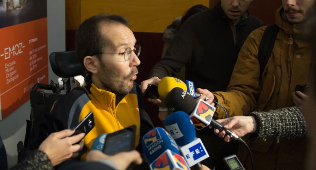 Pablo Echenique en una imagen de archivo. Foto: Pablo Ibáñez (AraInfo)