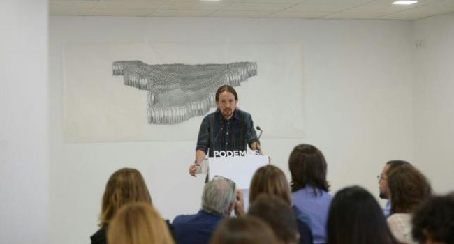 PABLO IGLESIAS foto PODEMOS