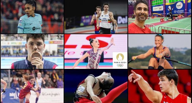 Paralluelo, Iguacel, Abián, Domínguez, Bautista, Briz, García, Bergua y Pradilla, son la representación aragonesas en París 2024.