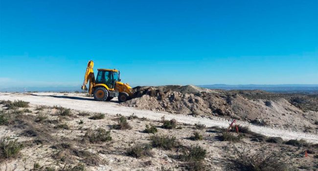 Movimiento de tierras en el PE Montañés | Foto: Amigos de la Tierra Aragón