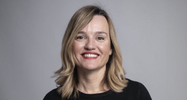 Pilar Alegría, candidata de PSOE a la presidencia del Gobierno de Aragón | Foto: PSOE