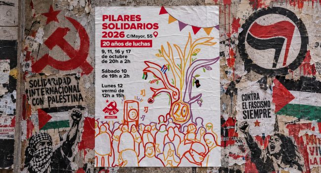 Mockup con el cartel de los Pilares Solidarios 2026 / AraInfo.