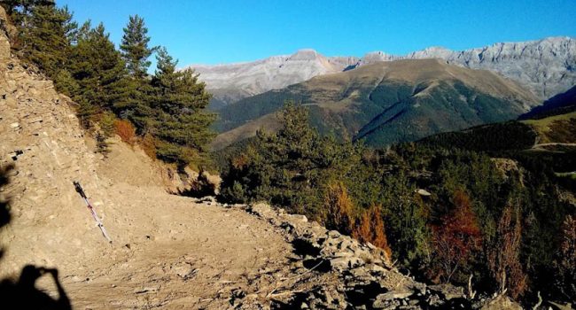 Excavación del inicio de la pista. Foto: Ecologistas en Acción