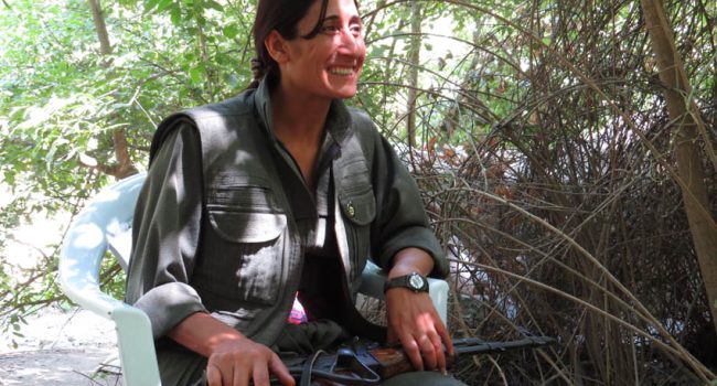 Guerrillera Rengin Botan (PKK). Foto: Leando Albani