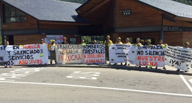 Imagen de la protesta.