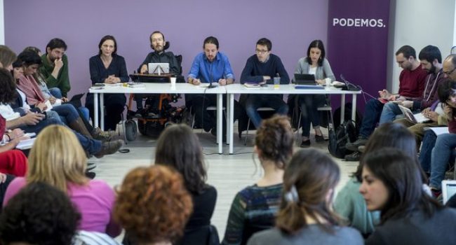 Reunión del Consejo Ciudadano Estatal de Podemos. Foto: @MayoralRafa