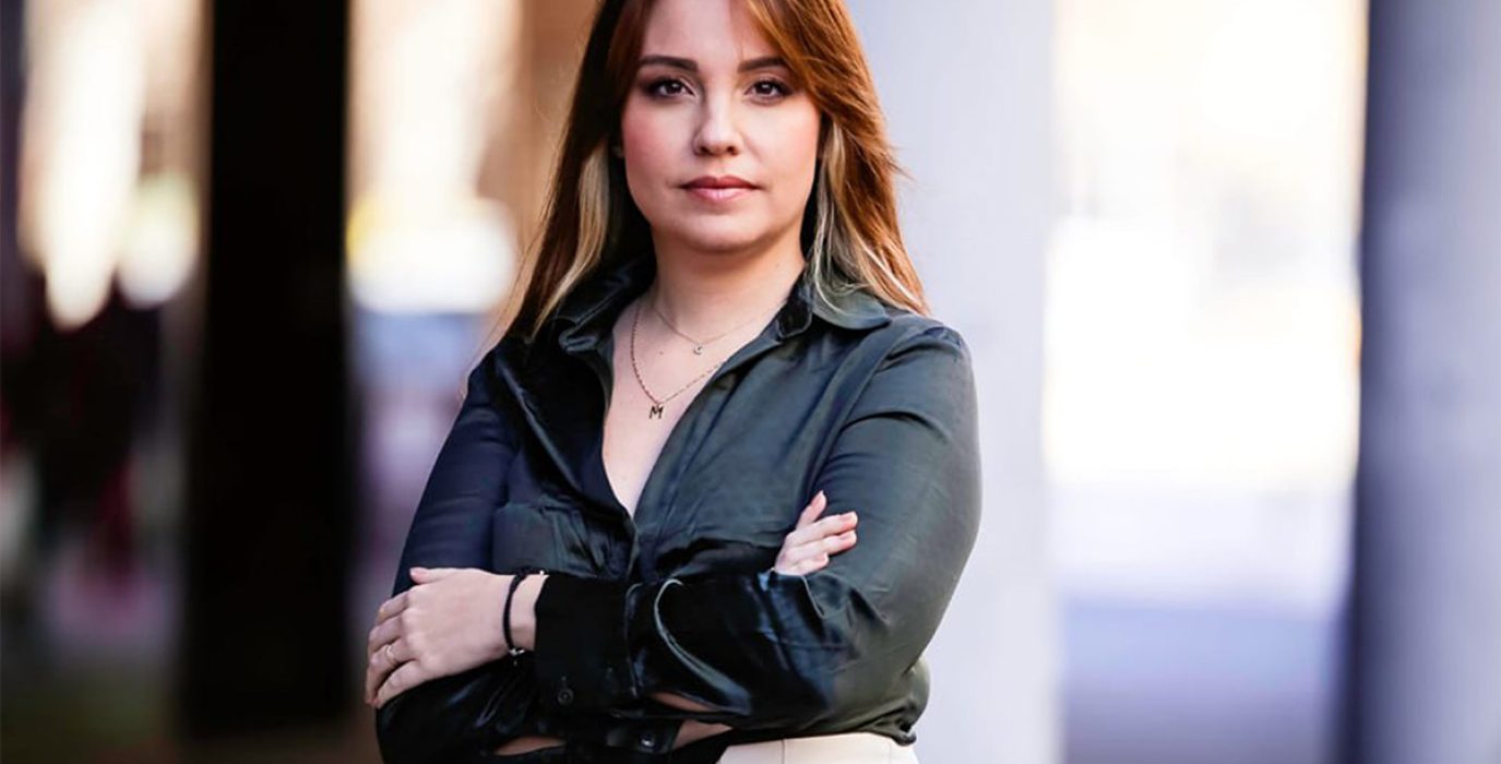 Maru Díaz, candidata de Podemos a la presidencia del Gobierno de Aragón | Foto: Podemos