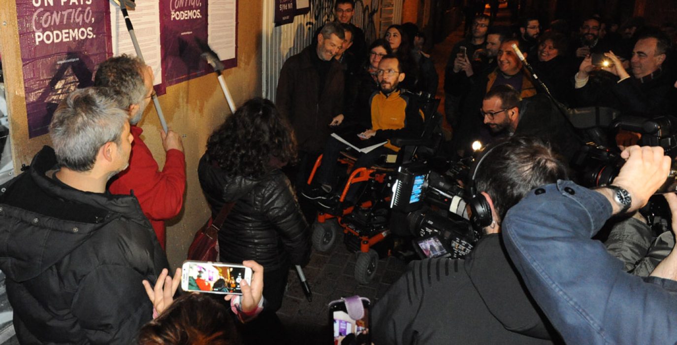 Arranque de campaña en Zaragoza. Foto: Podemos
