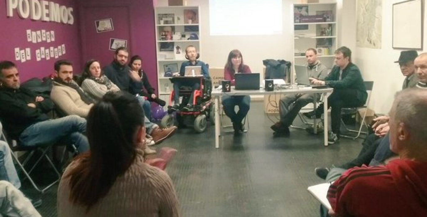 Reunión del Consejo Ciudadano de Podemos Aragón. Foto: @ItxasoPodemos