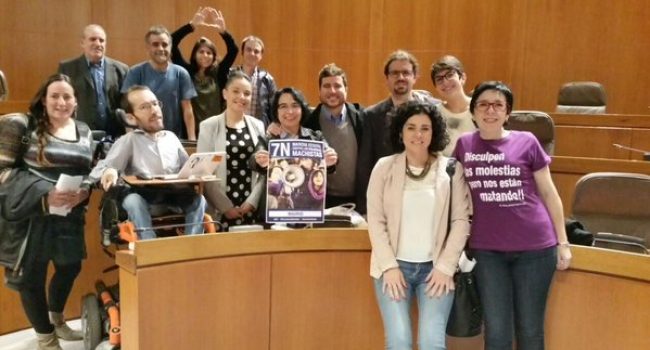 PODEMOS grupo parlamentario 7N