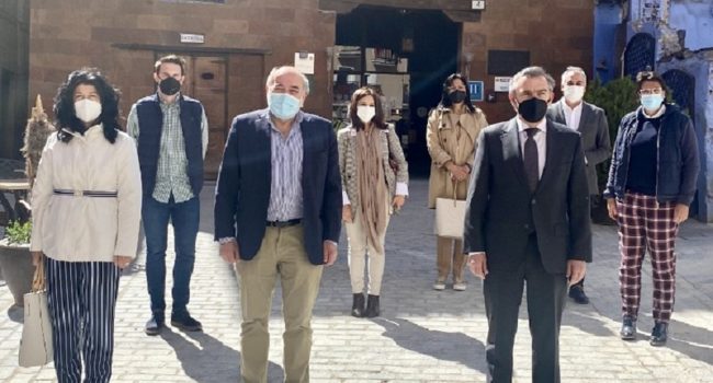 Beamonte saltándose el confinamiento sanitario en Caltayud