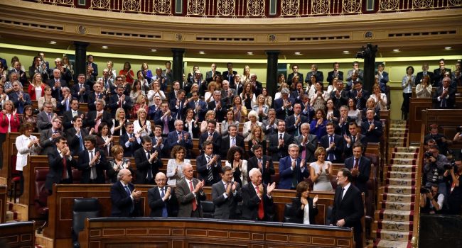 Bancada del PP. Foto: @Congreso_Es