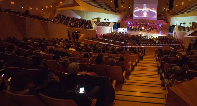 La Gala del cine aragonés se celebró este viernes en el Auditorio de Zaragoza. Foto: Miguel Gracia García