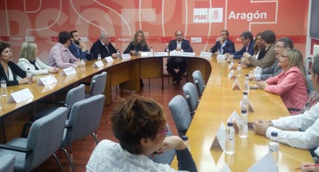 Ejecutiva Regional del PSOE aragonés. Foto: PSOE Aragón