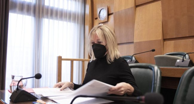 María Ángeles Ortiz, concejala del PSOE en el Ayuntamiento de Zaragoza. Foto: PSOE