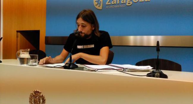Pablo Híjar durante la rueda de prensa. Foto: @arainfonoticias