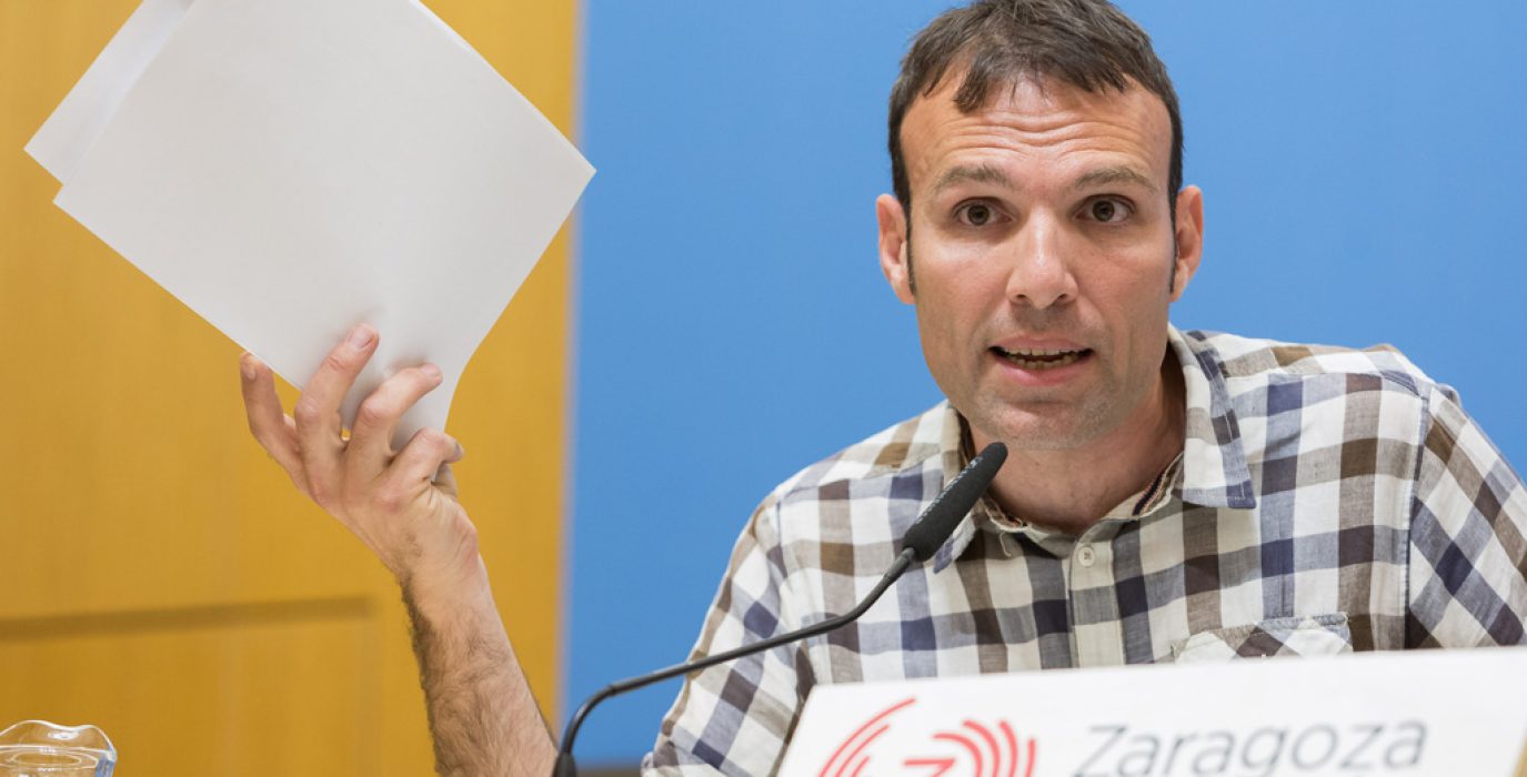 Pablo Muñoz, portavoz de ZEC. Foto: Miguel G. García (AZ)