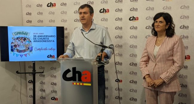Joaquín Palacín e Isabel Lasobras. Foto: CHA