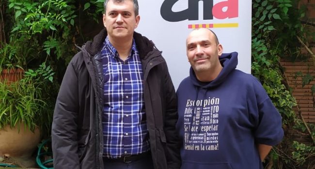 Joaquín Palacin y José Miguel Ferrer de Binéfar | Foto: CHA.