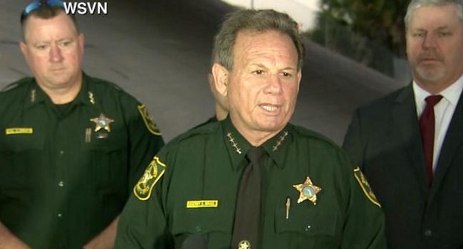 Scott Israel, sheriff del condado de Broward, en una comparencia en la CNN.
