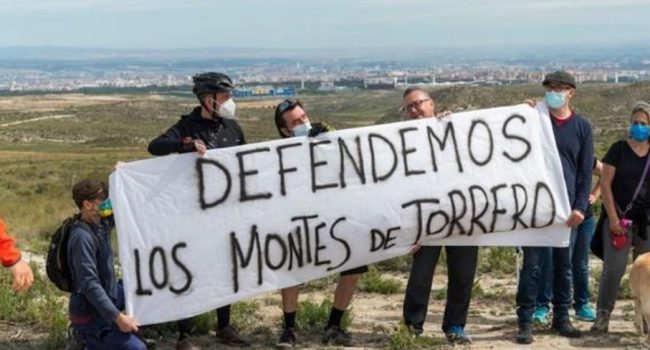 Parque Eólico Montañés en los Montes de Torrero de Zaragoza ANSAR 1