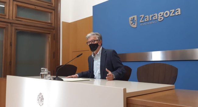 El portavoz de ZeC, Pedro Santisteve. Foto: ZeC
