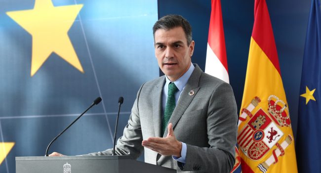 Pedro Sánchez. Foto: Moncloa