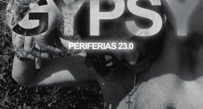 Cartel de Periferias 2023, obra del artista Derek Van Den Bulcke.