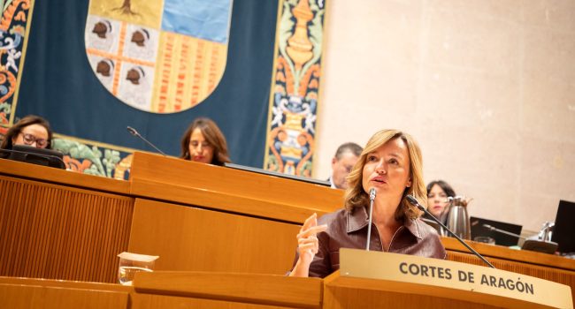 Pilar Alegría en las Cortes | Foto: PSOE