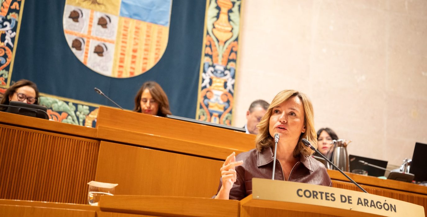 Pilar Alegría en las Cortes | Foto: PSOE