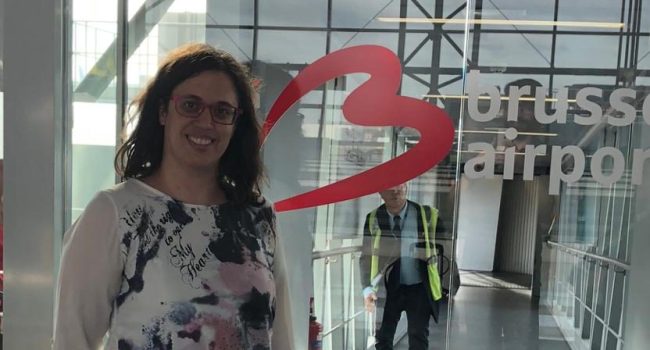 Pilar Burillo, investigadora de la Universidad de Zaragoza que ha elaborado el mapa de áreas escasemente pobladas. Foto: Asociación Instituto de Investigación y Desarrollo Rural Serranía Celtibérica.