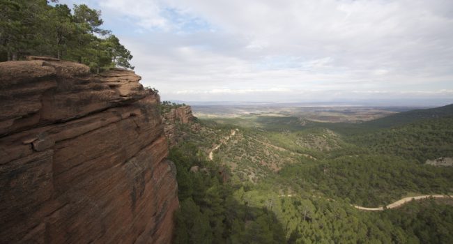 El paisaje protegido de los Pinares de Rodeno, en la Sierra de Albarracín.
